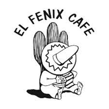 El Fenix Cafe logo — retro Southwestern bird in a sombrero with a cactus